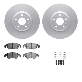 R1 Concepts WDUH1-73138 Carbon Series Brake Rotors W/ 5000 Oep Brake Pads & Hdw